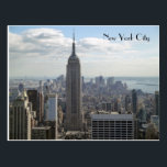 New York City Postcard<br><div class="desc">The Empire State Building, centerpiece of the New York City skyline.</div>