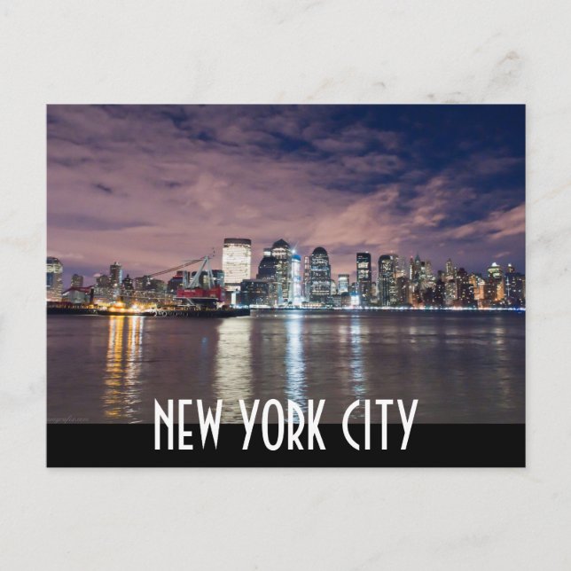 NEW YORK CITY POSTCARD (Front)