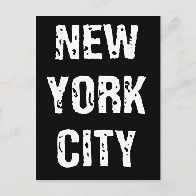 New York City Postcard (Front)