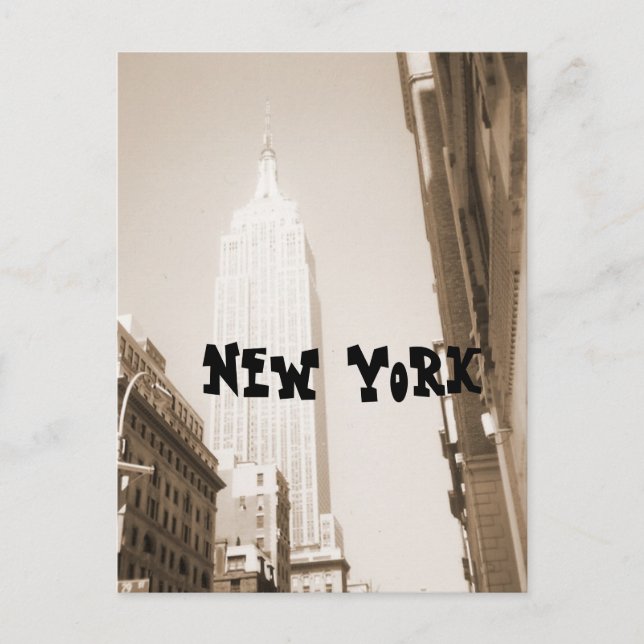 New York City Postcard (Front)