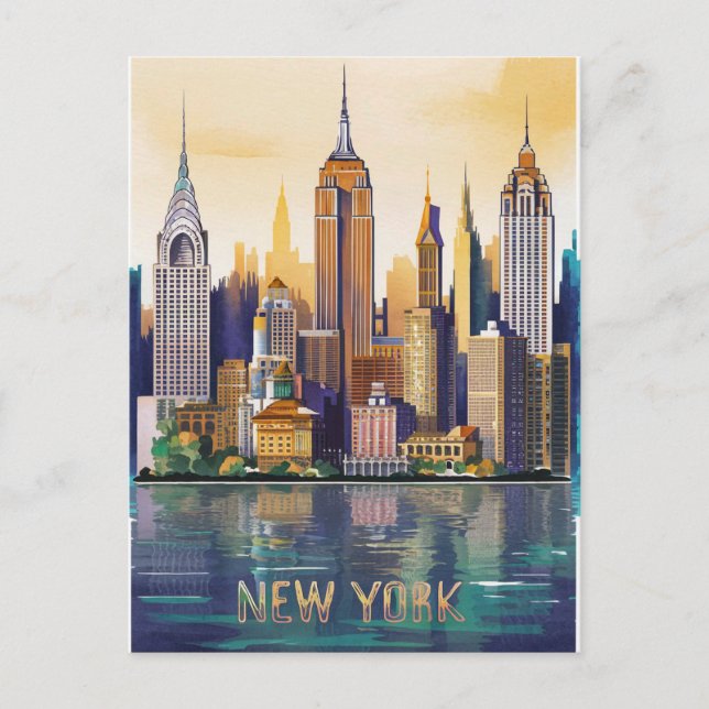 new york city postcard (Front)