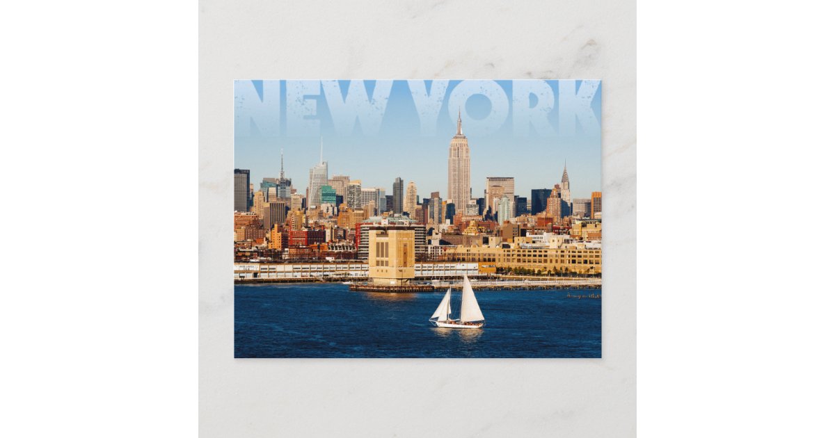 new york city postcard Zazzle