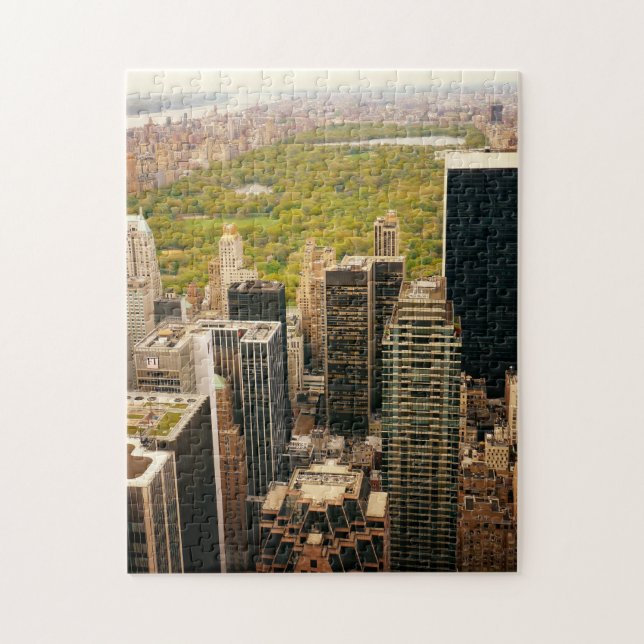 New York City Puzzle - Central Park and Skyline (Vertical)