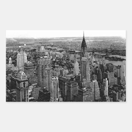 New York City Rectangle Sticker