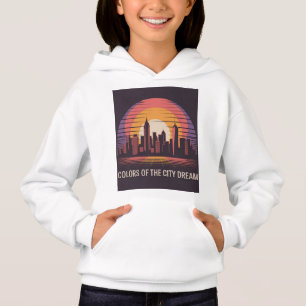 New York City Retro Sunset Hoodie