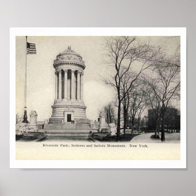 New York City, Riverside Park Monument, 1905  Poster (Front)