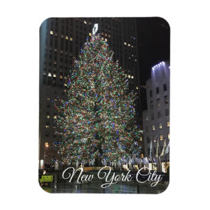 New York City Rockefeller Center Christmas Tree NY Magnet