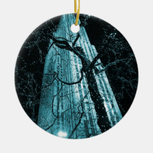 New York City Rockefeller Center Tree Ceramic Ornament