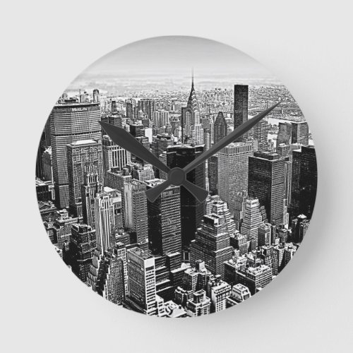 New York City Round Clock