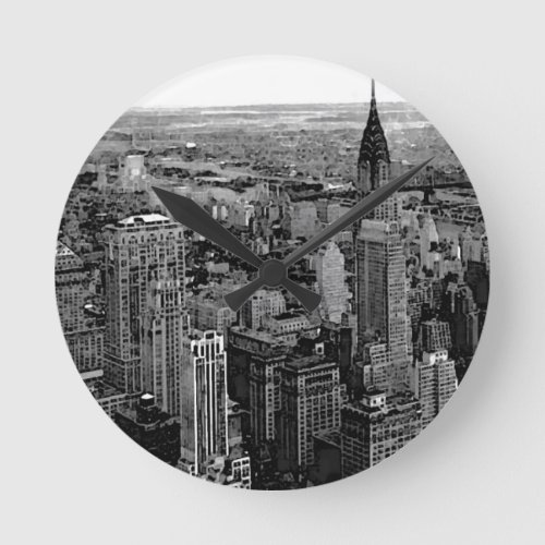 New York City Round Clock