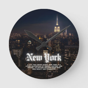 New York City  Round Clock