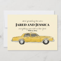 New York City Save the date for wedding