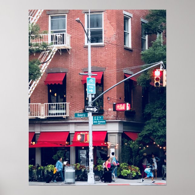 New York City Scene Poster (Front)