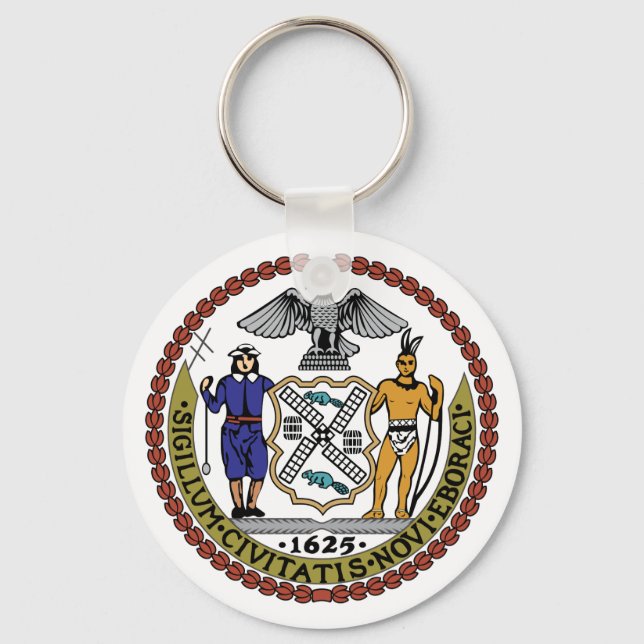 New York City Seal Keychain (Front)