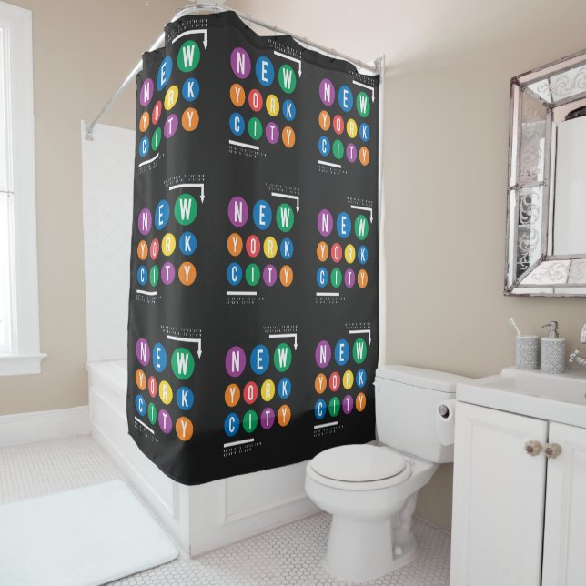 New York City Shower Curtain (In Situ)