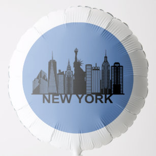 New York city silhouette Balloon