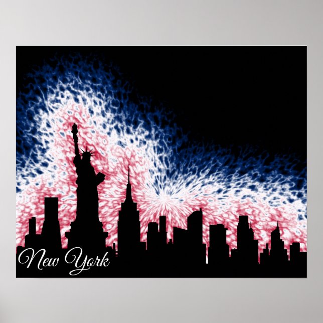 New York City Silhouette Poster (Front)