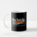 New York City Skyline 212 State Of Ny Coffee Mug