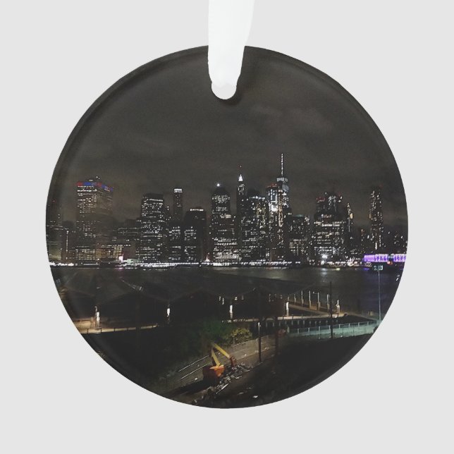 New York City Skyline #2 Ornament (Front)