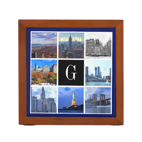 New York City Skyline 8 Image Photo Collage PencilPen Holder