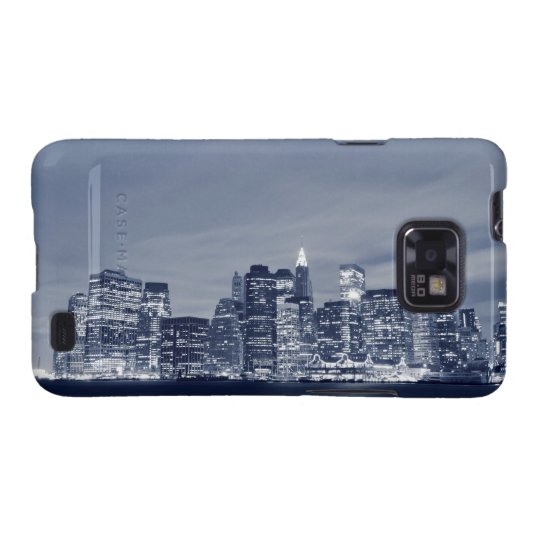 New York City skyline at Night Galaxy S2 Cover