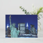 New York City skyline at Night Lights, Midtown Man (Standing Front)