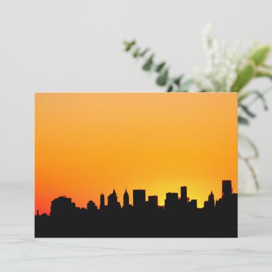 New York City Skyline at Sunset , Manhattan (Standing Front)