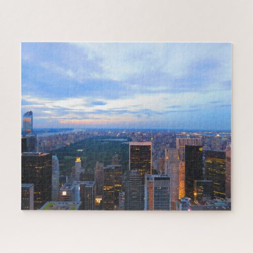 New York City Skyline at Sunset Puzzle