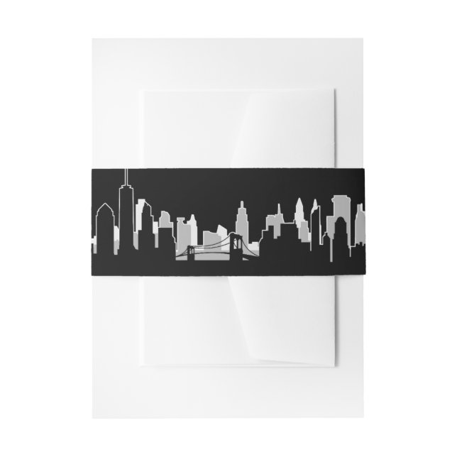 New York City Skyline Belly Band (Front Example)