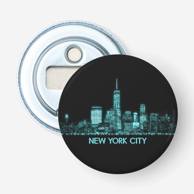 New York City Skyline Bottle Opener (Front)