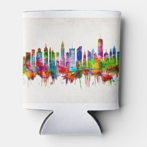 New York City Skyline Can Cooler