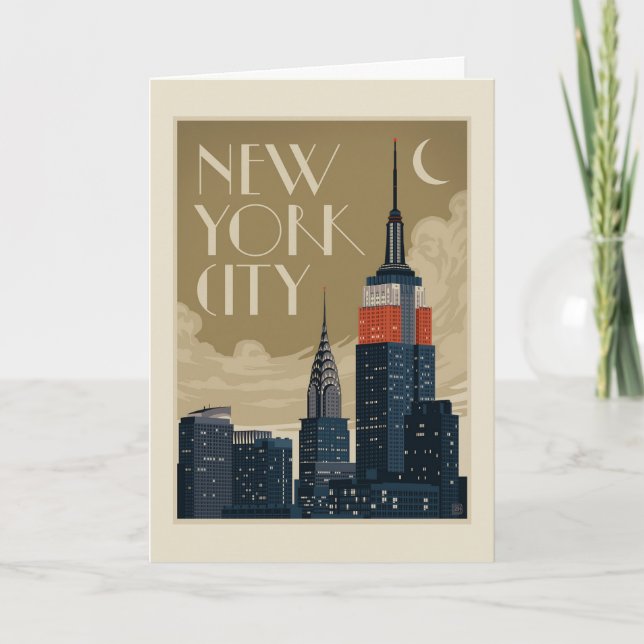 New York City Skyline Card (Front)
