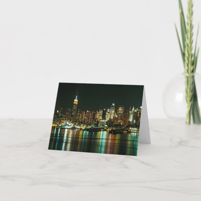NEW YORK CITY SKYLINE CARD (Front)