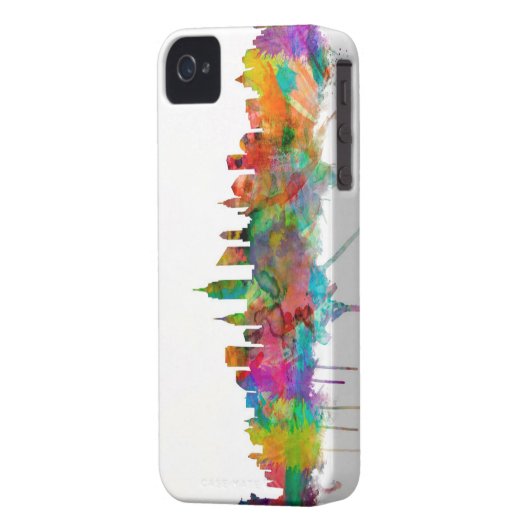 New York City Skyline Case-Mate iPhone Case (Back Left)