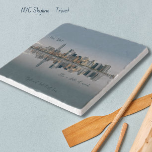 New York City Skyline Cityscape Trivet