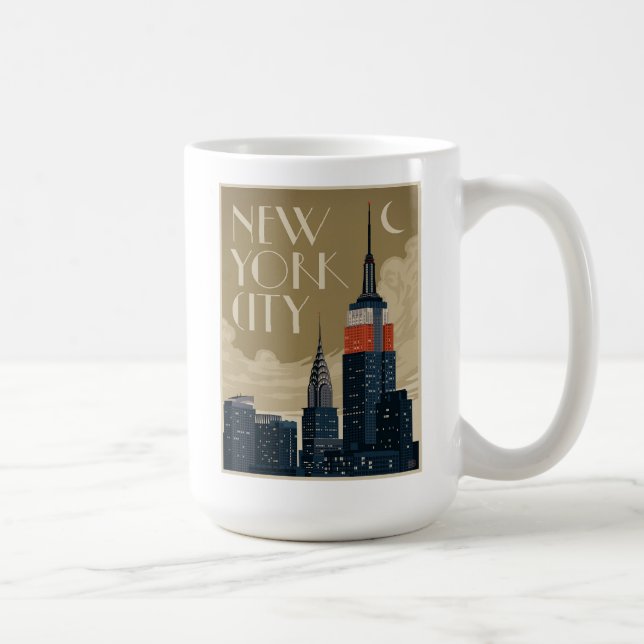 New York City Skyline Coffee Mug (Right)