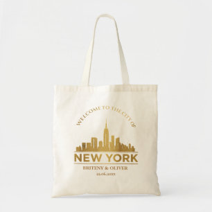 New York city Skyline destination Weeding   Tote Bag
