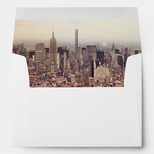 New York City Skyline Envelope (Back (Bottom))