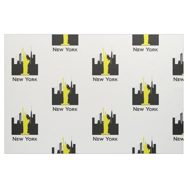 New York City Skyline Fabric (Yard)