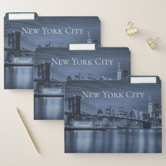 New York City Skyline File Folder