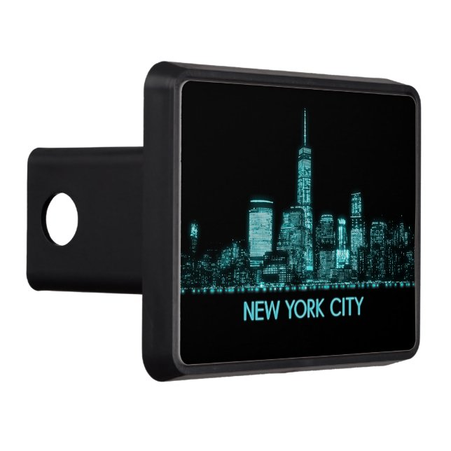 New York City Skyline Hitch Cover (Right)