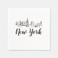New York City Skyline Illustration