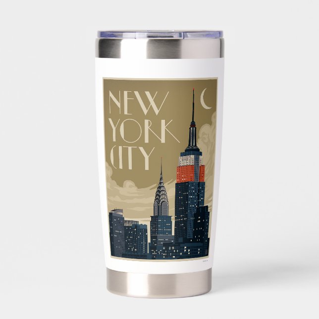 New York City Skyline Insulated Tumbler (Front)