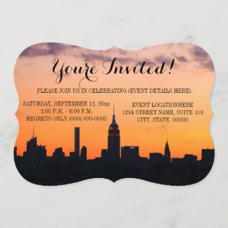 New York City Skyline Invitations
