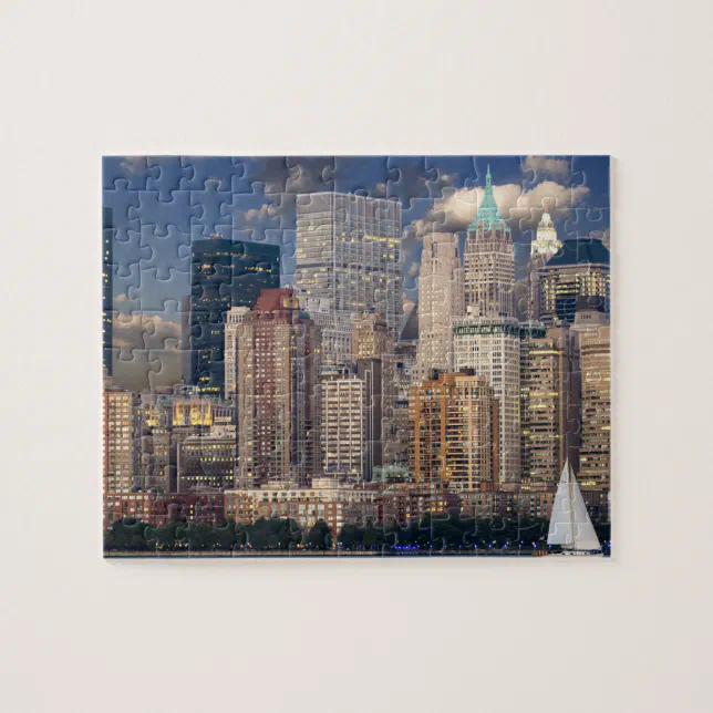 New York city skyline Jigsaw Puzzle | Zazzle
