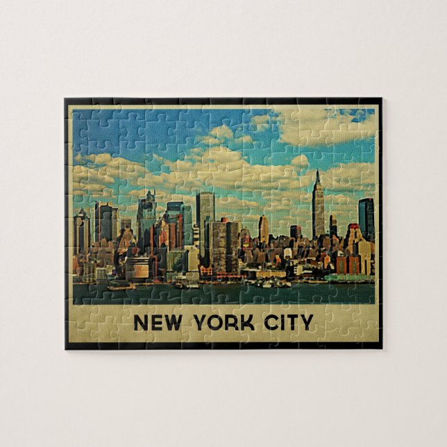 New York City Skyline Jigsaw Puzzle (Horizontal)