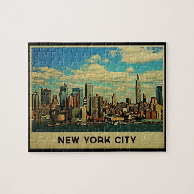 New York City Skyline Jigsaw Puzzle | Zazzle
