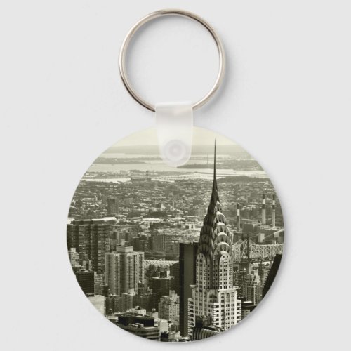 New York City Skyline Keychain