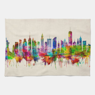 New York City Skyline Kitchen Towel
