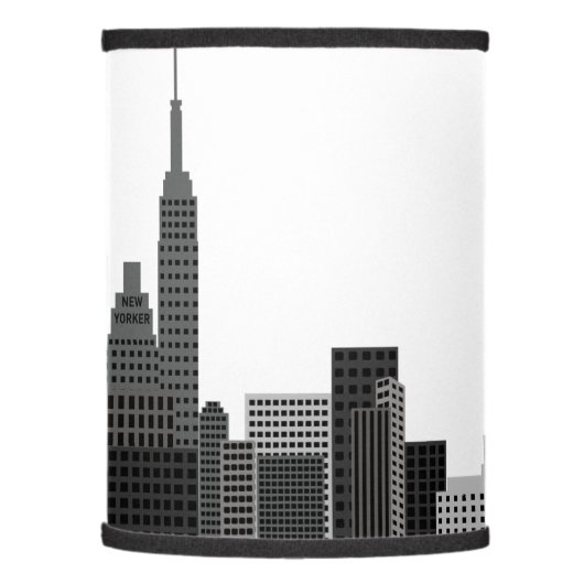 New York City Skyline Lamp Shade (Left)